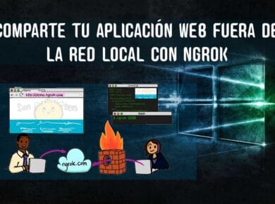 Comparte tu aplicación web fuera de la red local con NGROK 20 Compartir Aplicación Web NGROK