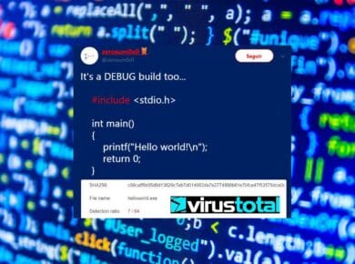 Un "Hello World" es detectado como malware en VirusTotal 6 Hello World detectado como malware VirusTotal