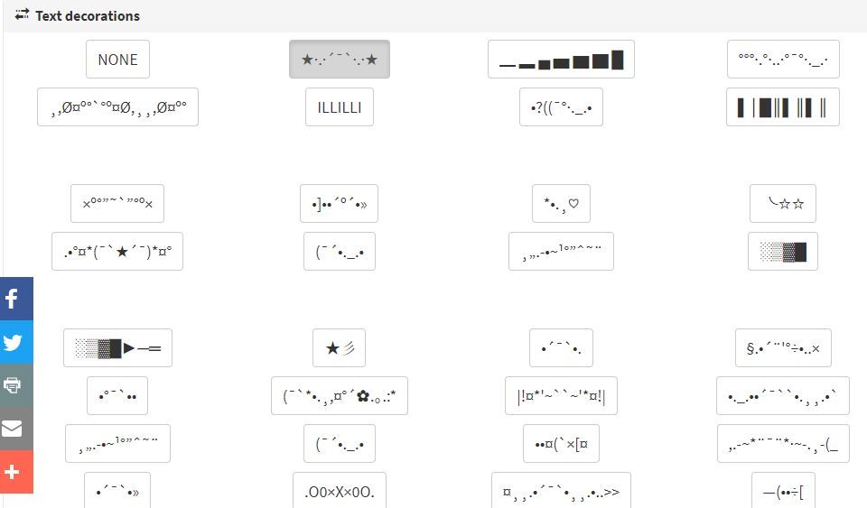 TOP 5 Mejores Generadores de Fuentes para Instagram 9 Instragram Fonts 4.1