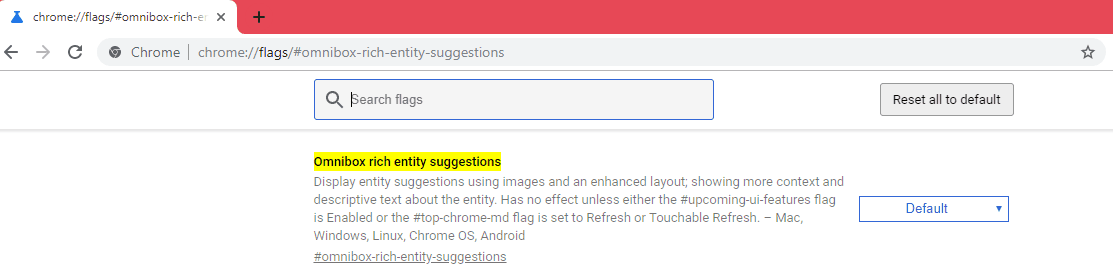 Cómo deshabilitar las sugerencias de búsqueda con imágenes en Chrome 4 rich