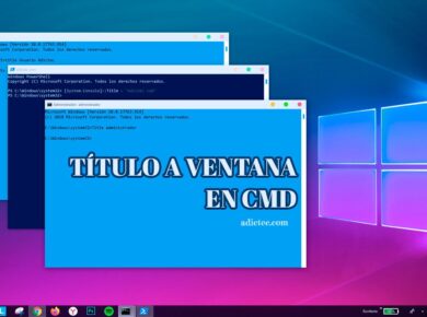 Comando TITLE: Establecer un título para una ventana del CMD en Windows 10 8 Comando TITLE CMD Título ventana