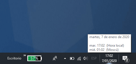 Cómo añadir relojes de zona horaria en barra de tareas de Windows 10 9 Múltiples relojes en Windows