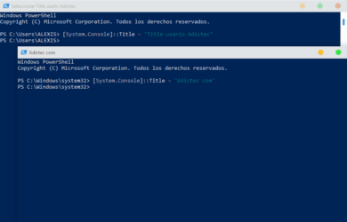 Comando TITLE » Establecer título para ventana del CMD en Windows