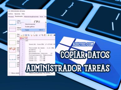 Copiar datos del Administrador de tareas en Windows 10 5 Copiar datos Administrador de tareas Windows 10