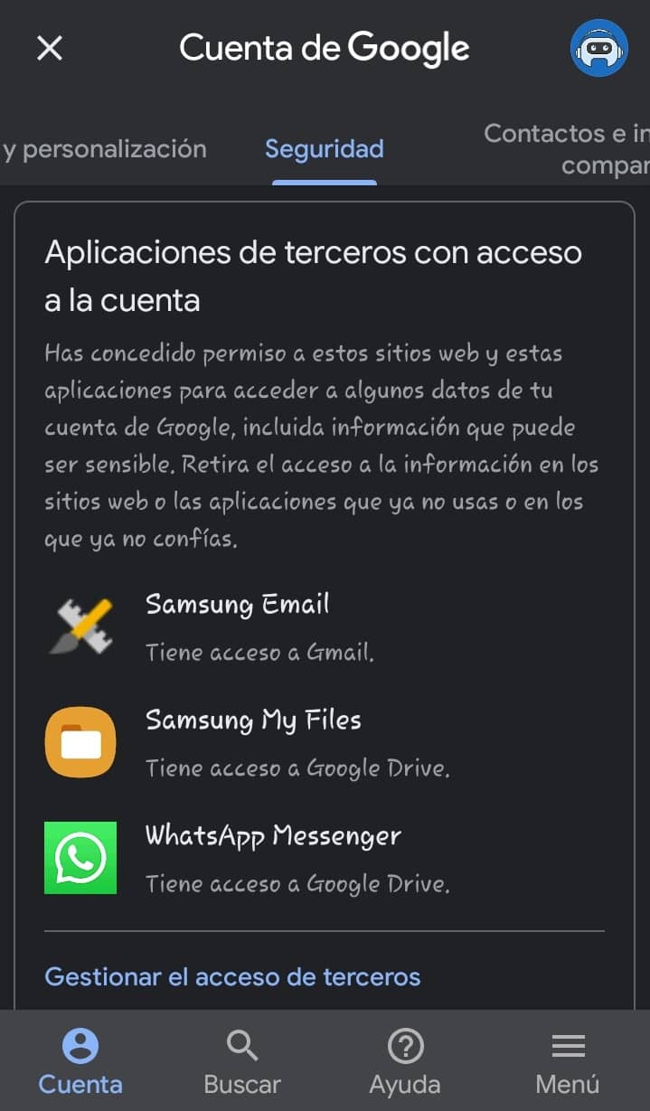Eliminar Acceso a Aplicaciones de Terceros Google » Adictec