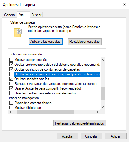 Mal misericordia dinastía ▷ Mostrar y Cambiar la Extensión de un Archivo en Windows 10 » Adictec