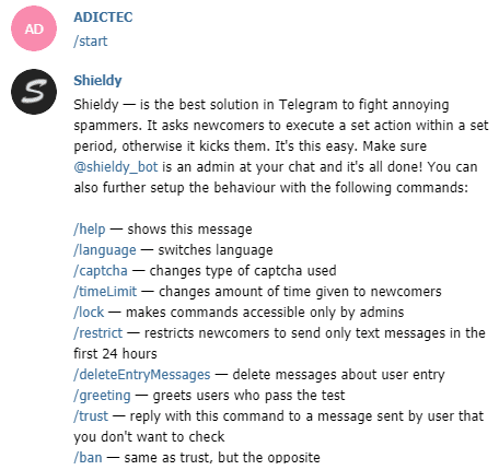 10 Mejores Bots de Telegram en la actualidad 12 Shieldy