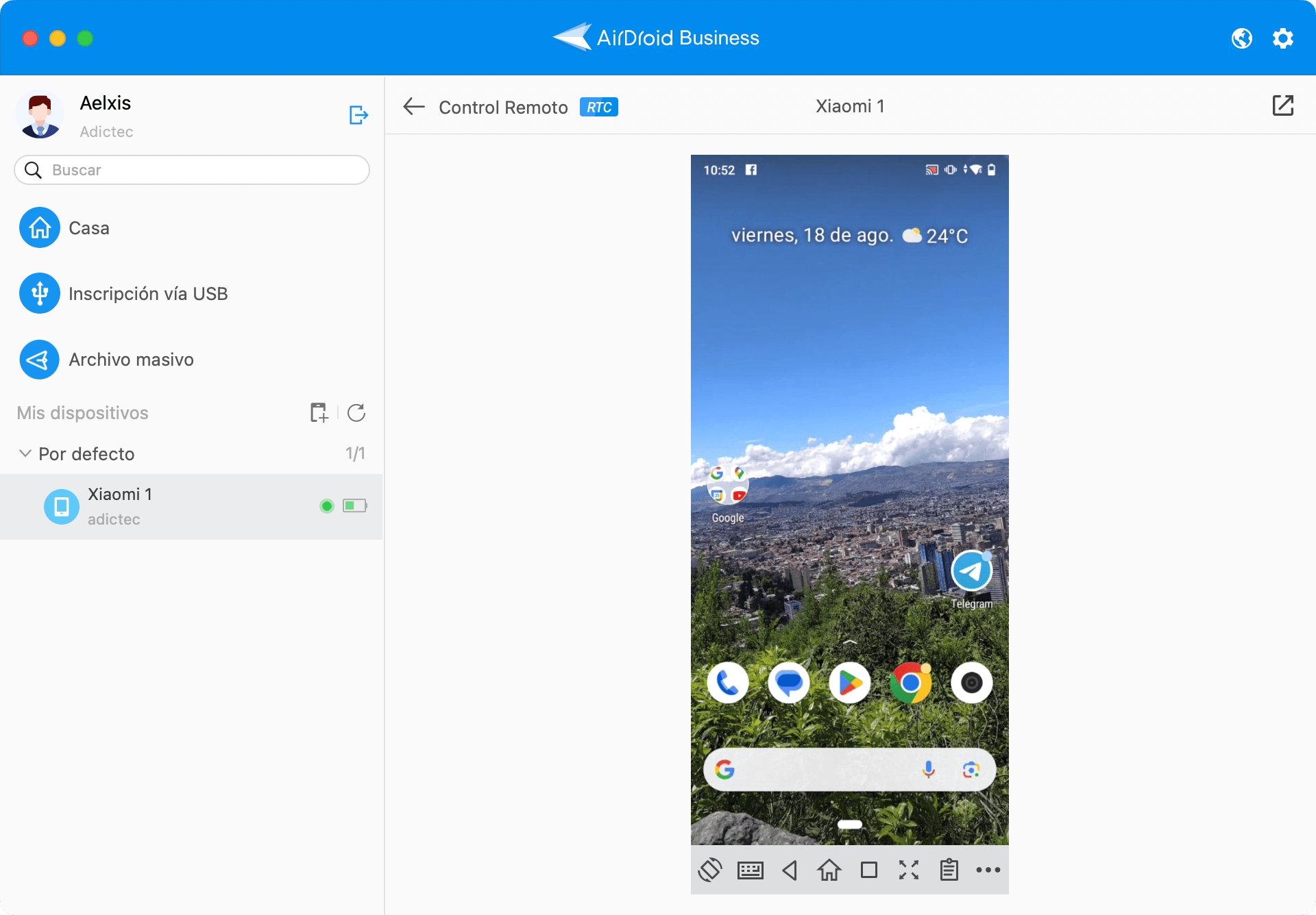 20+ Software de Escritorio Remoto Gratuitos que debes Conocer 27 Uso de AirDroid Remote Support para controlar dispositivo Android