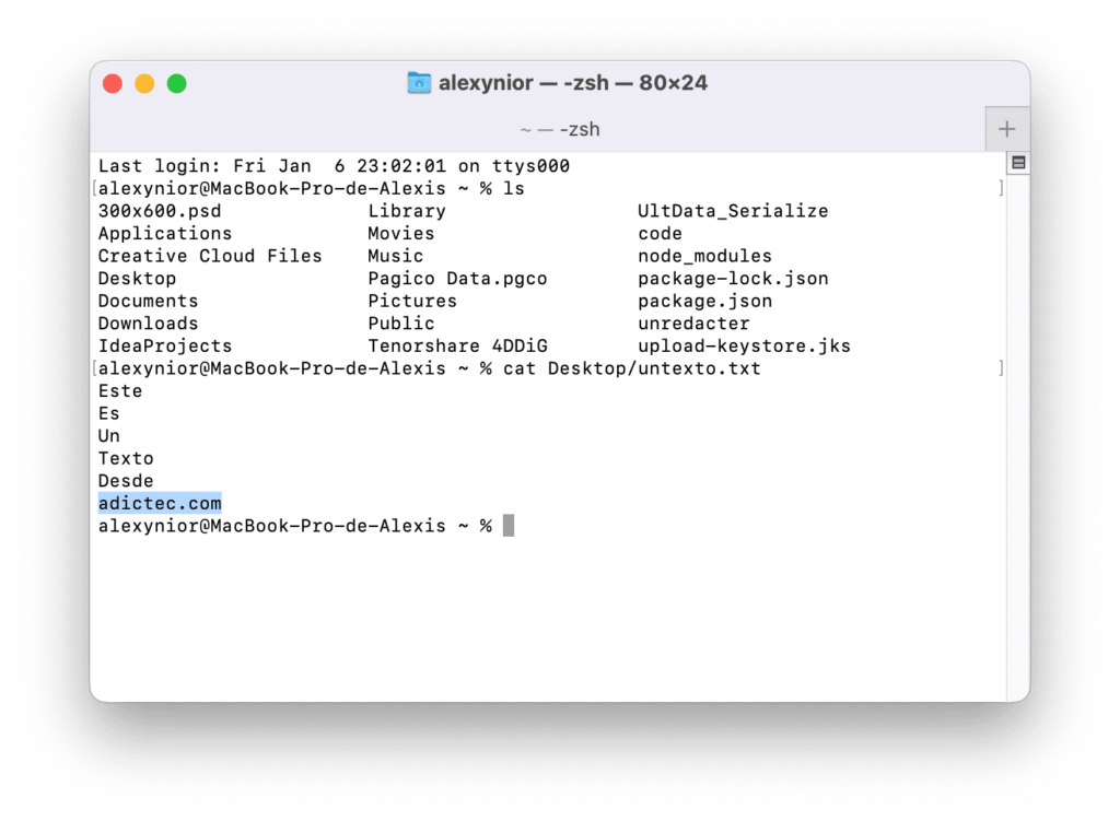 Comandos de Terminal Mac para Mejorar tu Productividad