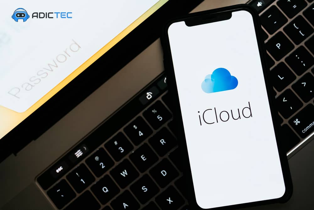 Concepto de iCloud en iPhone