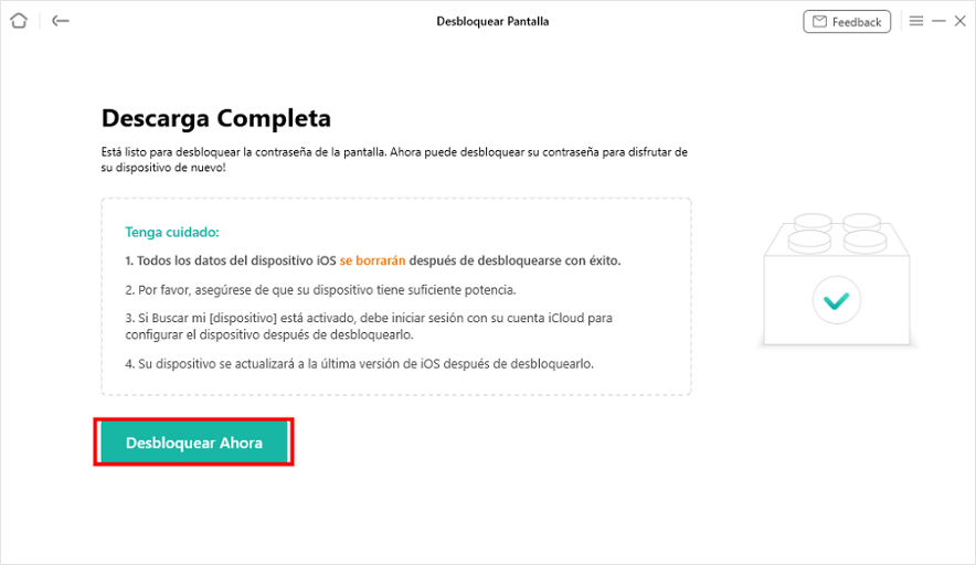 Desbloquear Ahora la pantalla de iPhone con AnyUnlock