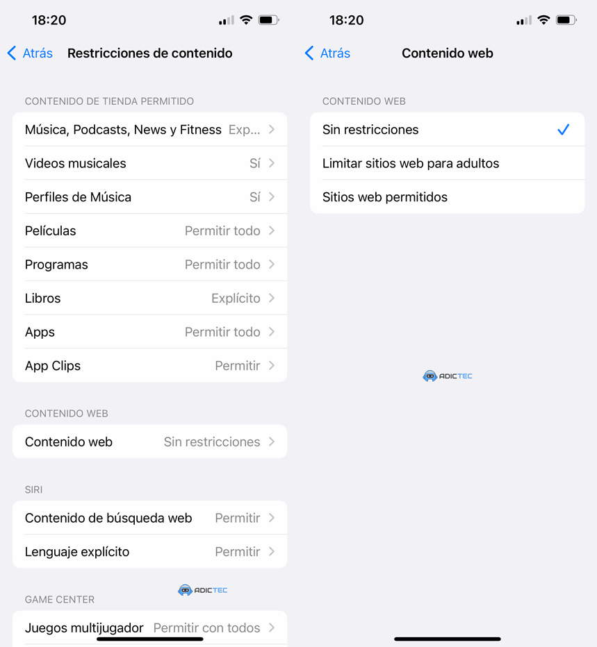 Cómo Bloquear Contenido para Adultos en Google Chrome 7 Limitar sitios web para adultos en iPhone