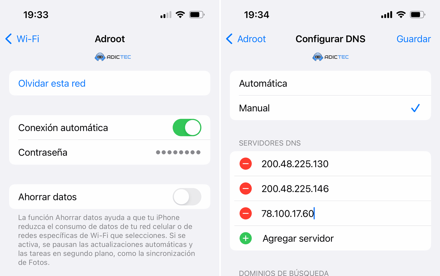 Configurar servidor DNS para iCloud Bypass