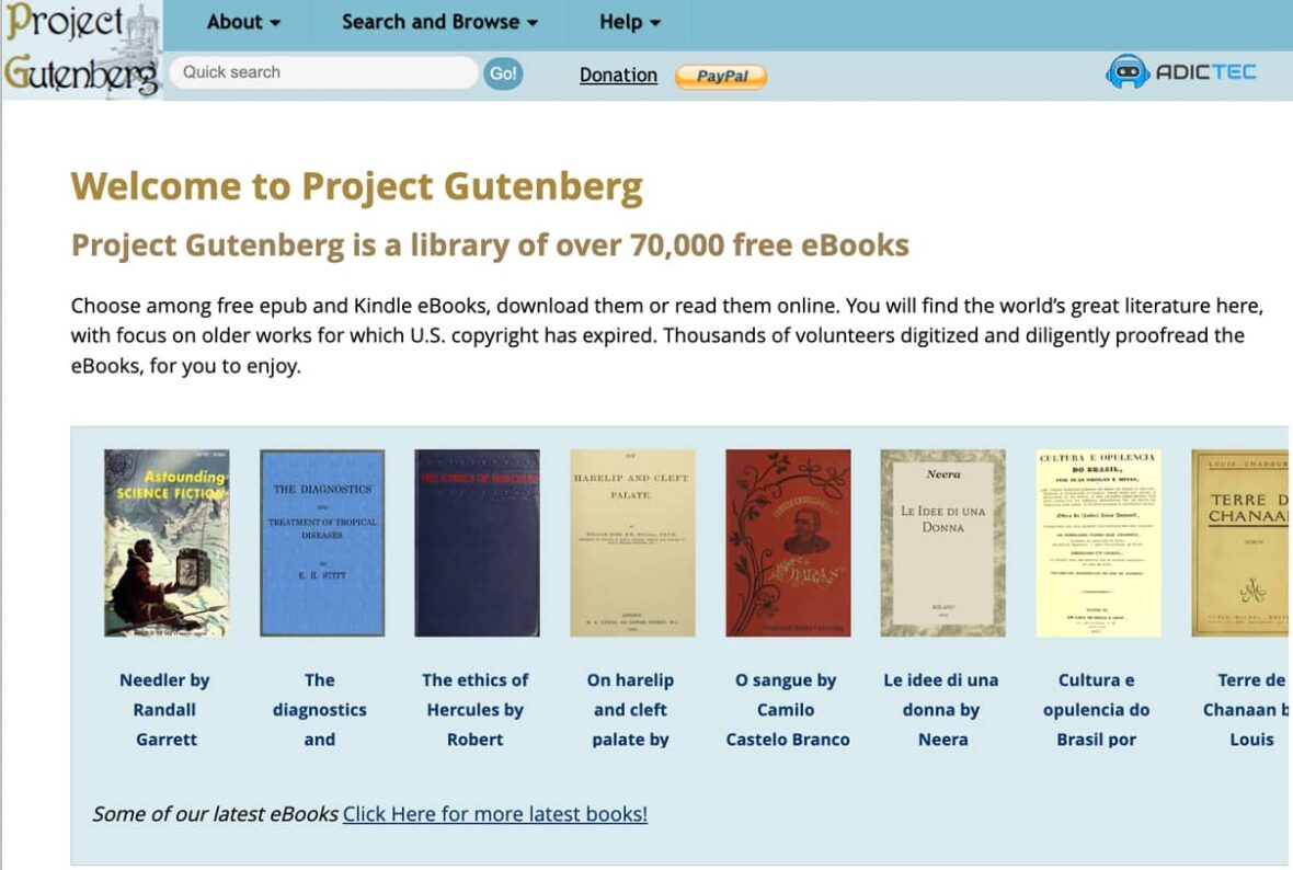 Los Mejores Sitios Web para Descargar Libros Gratis » Adictec