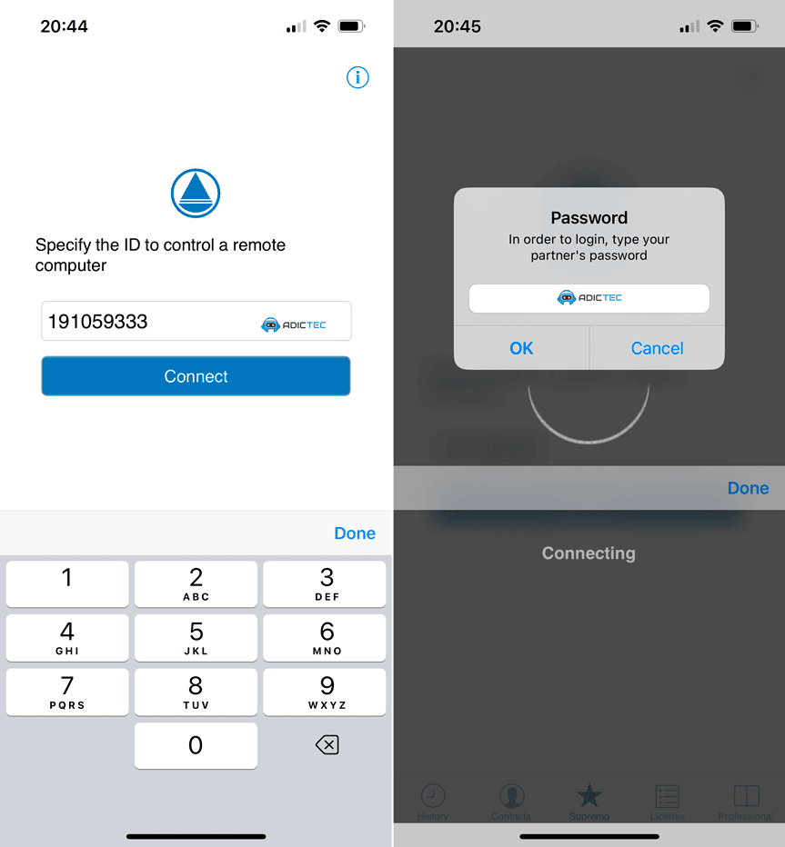 Cómo Acceder a tu Móvil Android desde iPhone con Supremo Mobile Assist 6 Conexión remota desde iPhone a Android con Supremo Mobile Assist
