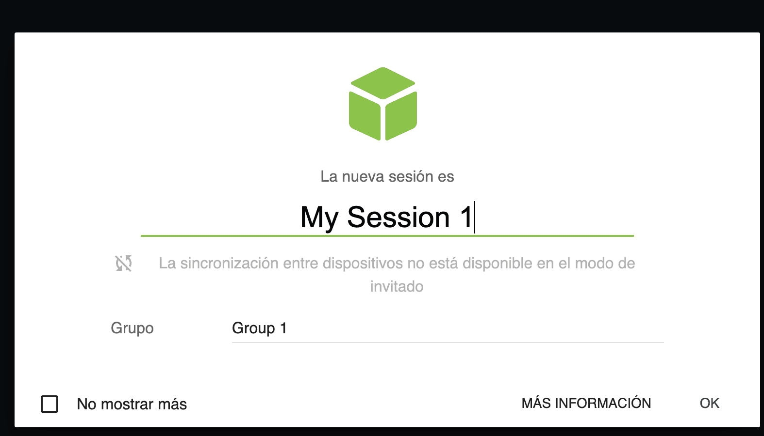 Cómo Abrir 2 WhatsApp Web en el Mismo Ordenador 6 Nombrar a nueva sesión de SessionBox