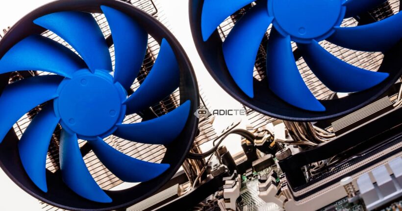 Dos ventiladores azules de refrigeración de alta performance para PC. Descubre cuántos necesitas en nuestra guía completa.